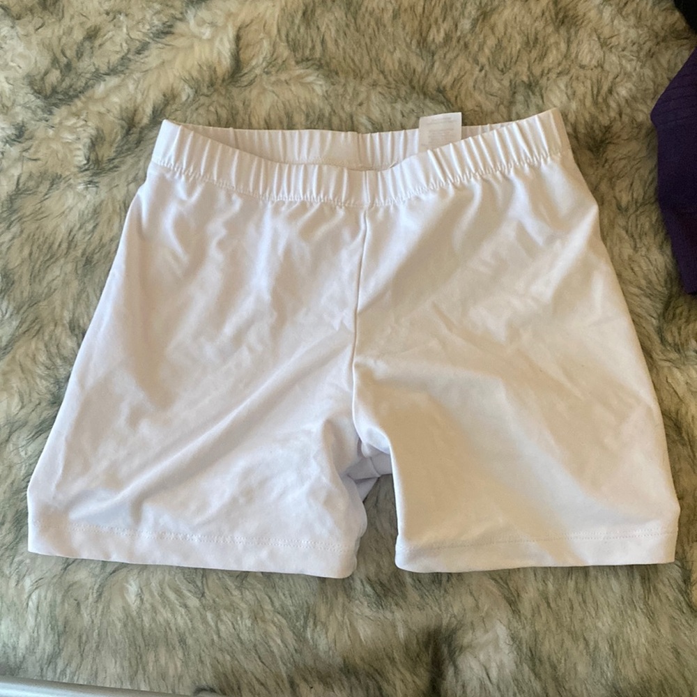 Saski white spandex